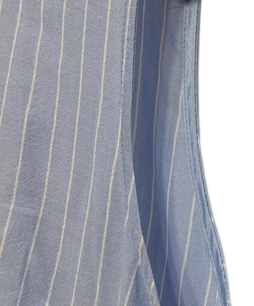 UNTITLED（アンタイトル）UNTITLED (アンタイトル) シャーリングロングワンピース ブルー サイズ:2の古着・服飾アイテム