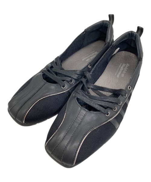 Rockfish Weatherwear（ロックフィッシュウェザーウェア）rockfish weatherwear (ロックフィッシュウェザーウェア) BLISS LACEUP SNEAKERS ブラック サイズ:UK 5の古着・服飾アイテム