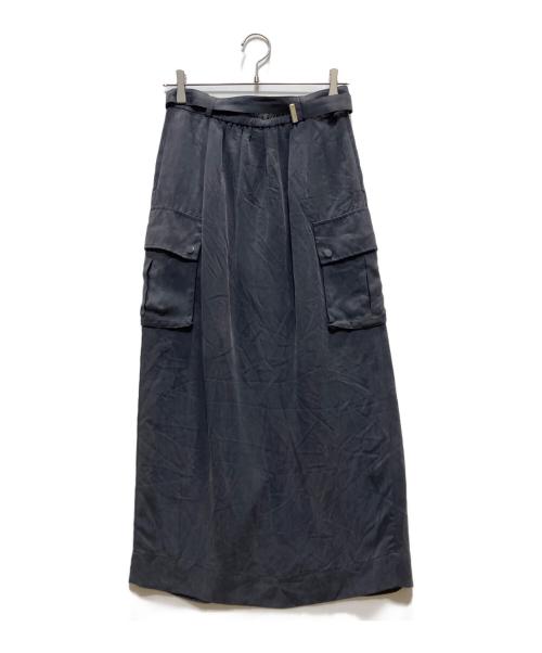 CADUNE（カデュネ）CADUNE (カデュネ) ワークスカート グレー サイズ:38の古着・服飾アイテム