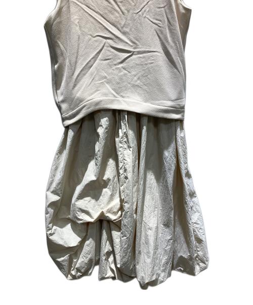 ELENDEEK（エレンディーク）ELENDEEK (エレンディーク) バルーンワンピース ノースリーブワンピース ベージュ サイズ:01の古着・服飾アイテム