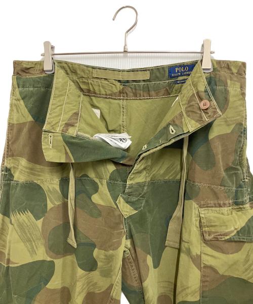 POLO RALPH LAUREN（ポロ・ラルフローレン）POLO RALPH LAUREN (ポロ・ラルフローレン) ミリタリーカーゴパンツ グリーン サイズ:Lの古着・服飾アイテム