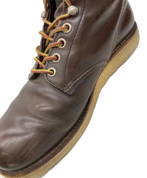RED WING（レッドウィング）RED WING (レッドウィング) 6インチ プレーン トゥ ブーツ ブラウン サイズ:UK6の古着・服飾アイテム