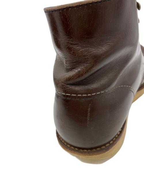 RED WING（レッドウィング）RED WING (レッドウィング) 6インチ プレーン トゥ ブーツ ブラウン サイズ:UK6の古着・服飾アイテム