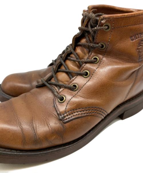 CHIPPEWA（チペワ）CHIPPEWA (チペワ) エンジニアブーツ ブラウン サイズ:SIZE 7Dの古着・服飾アイテム