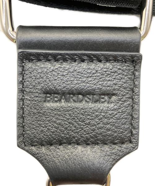 BEARDSLEY（ビアズリー）BEARDSLEY (ビアズリー) ドット柄ショルダーベルト ブラック×ホワイトの古着・服飾アイテム