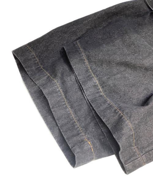 PAMEO POSE（パメオポーズ）PAMEO POSE (パメオポーズ) Laces-up Denim Baggy Trousers ブラック サイズ:Sの古着・服飾アイテム