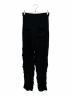 TENDER PERSON（テンダ―パーソン）の古着「Cut-Hole Sweat Pants」｜ブラック
