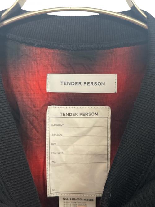 TENDER PERSON（テンダ―パーソン）TENDER PERSON (テンダ―パーソン) CUT HOLE SWEAT PULLOVER ブラック サイズ:3の古着・服飾アイテム