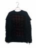 TENDER PERSON（テンダ―パーソン）の古着「CUT HOLE SWEAT PULLOVER」｜ブラック