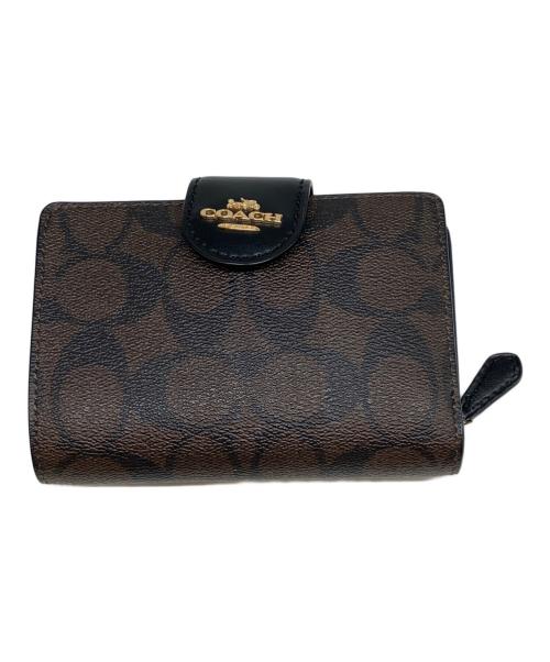 COACH（コーチ）COACH (コーチ) 2つ折り財布 ブラウンの古着・服飾アイテム