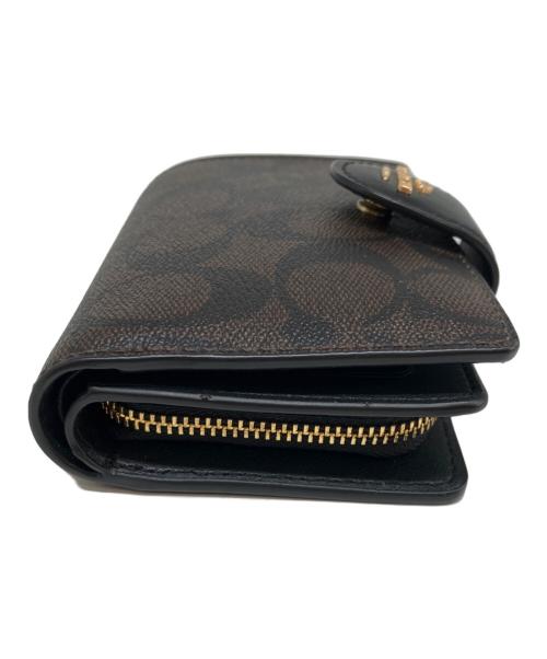 COACH（コーチ）COACH (コーチ) 2つ折り財布 ブラウンの古着・服飾アイテム