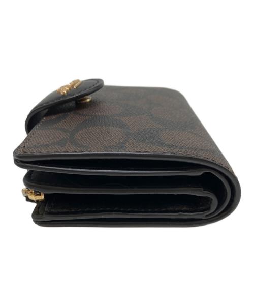 COACH（コーチ）COACH (コーチ) 2つ折り財布 ブラウンの古着・服飾アイテム