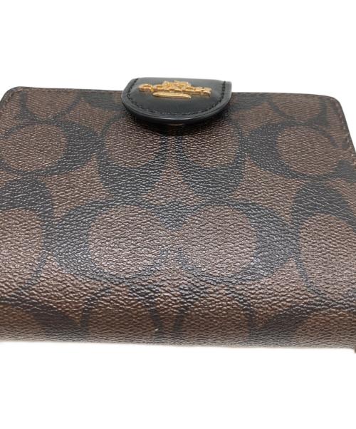 COACH（コーチ）COACH (コーチ) 2つ折り財布 ブラウンの古着・服飾アイテム