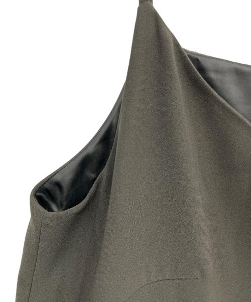 Noble（ノーブル）Noble (ノーブル) シアーシフォンプリーツキャミワンピース グレー サイズ:38の古着・服飾アイテム