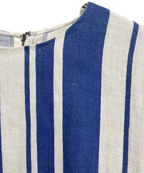 DOLCE & GABBANA（ドルチェ＆ガッバーナ）DOLCE & GABBANA (ドルチェ＆ガッバーナ) ボーダーワンピース ブルー サイズ:36の古着・服飾アイテム