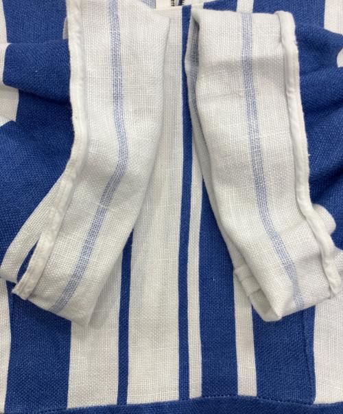 DOLCE & GABBANA（ドルチェ＆ガッバーナ）DOLCE & GABBANA (ドルチェ＆ガッバーナ) ボーダーワンピース ブルー サイズ:36の古着・服飾アイテム