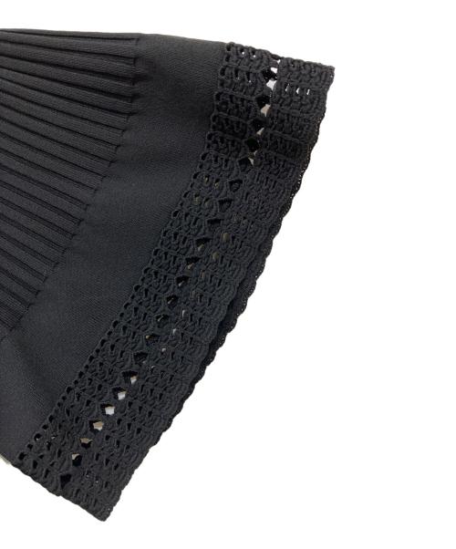UNITED ARROWS（ユナイテッドアローズ）UNITED ARROWS (ユナイテッドアローズ) Vネック ニットチュニック ブラック サイズ:freeの古着・服飾アイテム