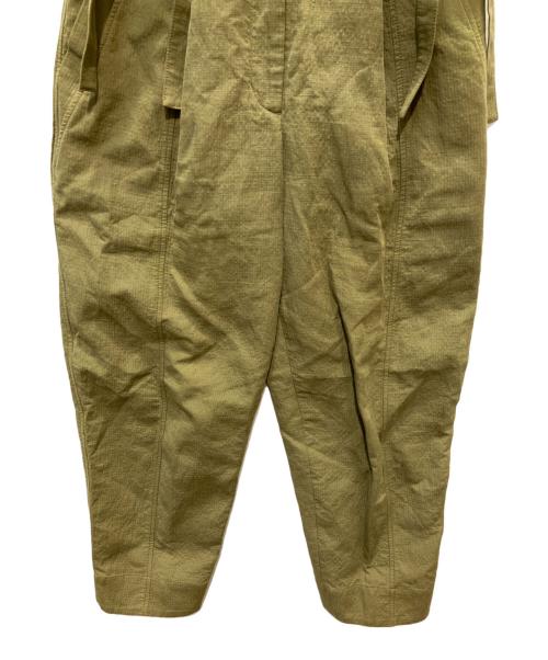 3.1 phillip lim（スリーワンフィリップリム）3.1 phillip lim (スリーワンフィリップリム) コットンリネン ペーパーバッグ パンツ オリーブ サイズ:2の古着・服飾アイテム