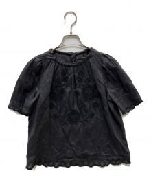 ISABEL MARANT（イザベルマラン）の古着「刺繍リネンブラウス」｜ブラック
