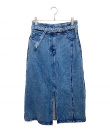 3.1 phillip lim（スリーワンフィリップリム）の古着「デニムスカート」｜インディゴ