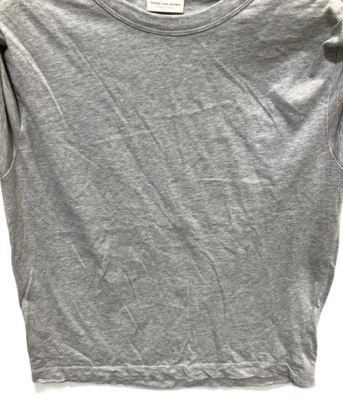 DRIES VAN NOTEN（ドリスヴァンノッテン）DRIES VAN NOTEN (ドリスヴァンノッテン) タックスリーブカットソー グレー サイズ:XSの古着・服飾アイテム