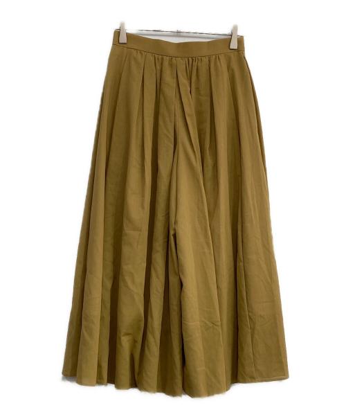 BALLSEY（ボールジィ）BALLSEY (ボールジィ) クリスピーシアーボイル フレアキュロットパンツ キャメル サイズ:32の古着・服飾アイテム