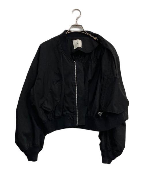 CLANE（クラネ）CLANE (クラネ) LONG SLEEVE MA-1 ブラック サイズ:1の古着・服飾アイテム