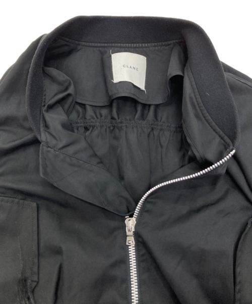 CLANE（クラネ）CLANE (クラネ) LONG SLEEVE MA-1 ブラック サイズ:1の古着・服飾アイテム