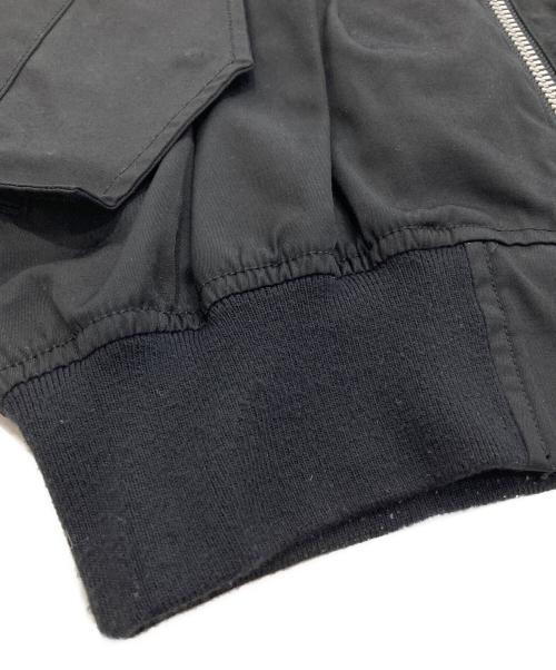 CLANE（クラネ）CLANE (クラネ) LONG SLEEVE MA-1 ブラック サイズ:1の古着・服飾アイテム