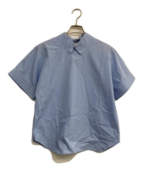 AKIKOAOKI（アキコアオキ）AKIKOAOKI (アキコアオキ) MELTED COLLAR SHIRTS ブルー サイズ:ｆｒｅｅの古着・服飾アイテム