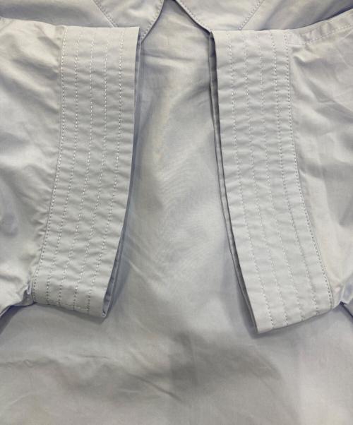 AKIKOAOKI（アキコアオキ）AKIKOAOKI (アキコアオキ) MELTED COLLAR SHIRTS ブルー サイズ:ｆｒｅｅの古着・服飾アイテム
