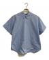 AKIKOAOKI（アキコアオキ）の古着「MELTED COLLAR SHIRTS」｜ブルー