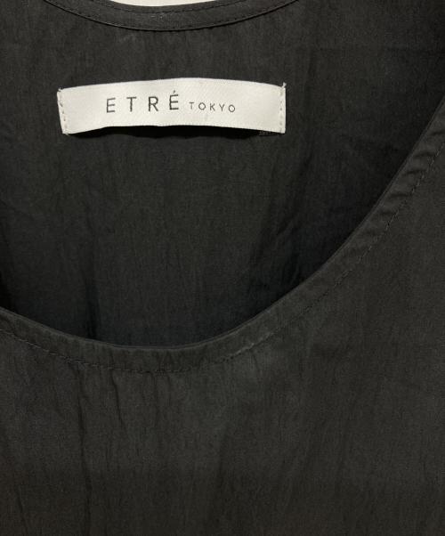 ETRE TOKYO（エトレトウキョウ）ETRE TOKYO (エトレトウキョウ) ランタンヘムギャザータンクワンピース ブラック サイズ:freeの古着・服飾アイテム