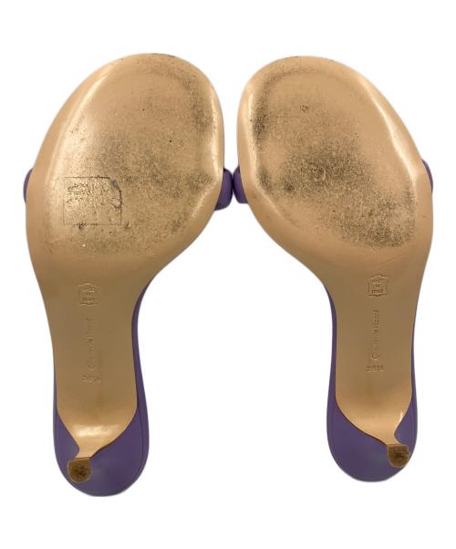 Gianvito Rossi（ジャンヴィト ロッシ）Gianvito Rossi (ジャンヴィト ロッシ) BIJOUX MULE 55 ラベンダー サイズ:36 1/2の古着・服飾アイテム