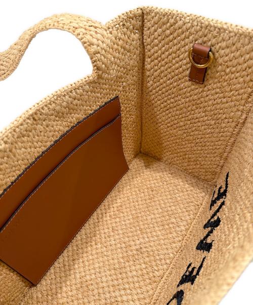 LOEWE（ロエベ）LOEWE (ロエベ) ロエベフォント トート ミディアム ナチュラル サイズ:ミディアムの古着・服飾アイテム