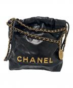CHANELシャネル）の古着「シャネル22ミニショルダーバッグ/CHANEL22」｜ブラック