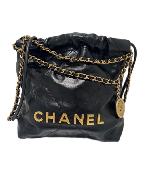 CHANEL（シャネル）CHANEL (シャネル) シャネル22ミニショルダーバッグ/CHANEL22 ブラック サイズ:ミニの古着・服飾アイテム