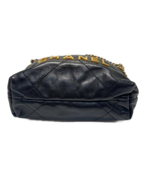 CHANEL（シャネル）CHANEL (シャネル) シャネル22ミニショルダーバッグ/CHANEL22 ブラック サイズ:ミニの古着・服飾アイテム