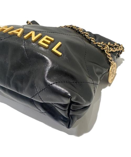 CHANEL（シャネル）CHANEL (シャネル) シャネル22ミニショルダーバッグ/CHANEL22 ブラック サイズ:ミニの古着・服飾アイテム