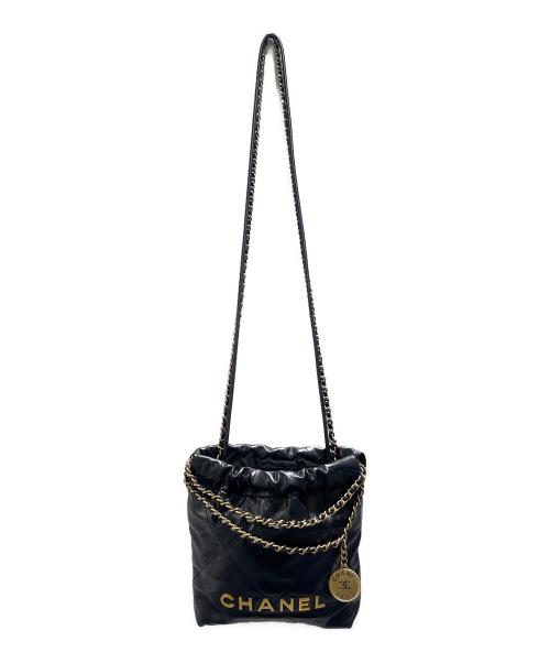 CHANEL（シャネル）CHANEL (シャネル) シャネル22ミニショルダーバッグ/CHANEL22 ブラック サイズ:ミニの古着・服飾アイテム