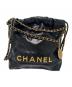CHANEL（シャネル）の古着「シャネル22ミニショルダーバッグ/CHANEL22」｜ブラック