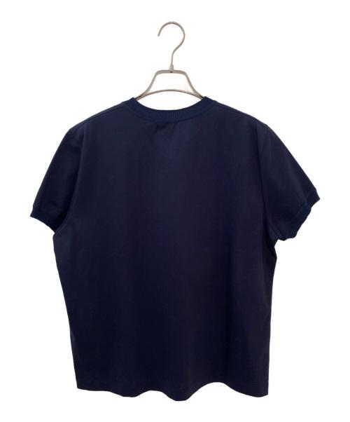 ebure（エブール）ebure (エブール) Ron Herman (ロンハーマン) コットンポンチニットカラーティー ネイビー サイズ:38の古着・服飾アイテム