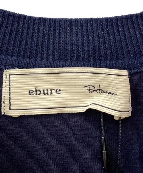ebure（エブール）ebure (エブール) Ron Herman (ロンハーマン) コットンポンチニットカラーティー ネイビー サイズ:38の古着・服飾アイテム
