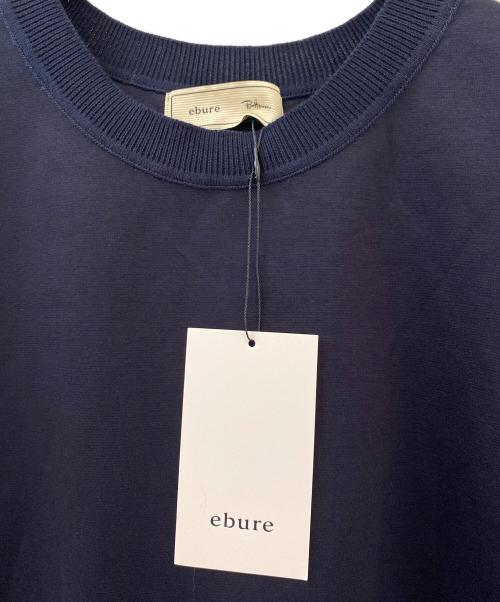 ebure（エブール）ebure (エブール) Ron Herman (ロンハーマン) コットンポンチニットカラーティー ネイビー サイズ:38の古着・服飾アイテム