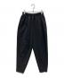 ENFOLD（エンフォルド）の古着「FRONT‐CURVE PANTS」｜ブラック
