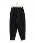 ENFOLD (エンフォルド) FRONT‐CURVE PANTS ブラック サイズ:34：6000円