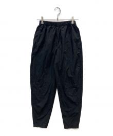 ENFOLD（エンフォルド）の古着「WASHABLE EGG PANTS」｜ブラック
