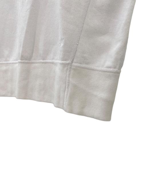 BLAMINK（ブラミンク）BLAMINK (ブラミンク) コットンクルーネックノースリーブ ホワイト サイズ:38の古着・服飾アイテム