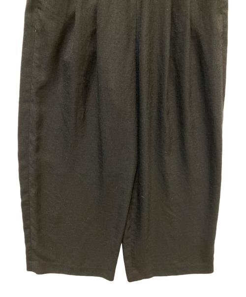 ENFOLD（エンフォルド）ENFOLD (エンフォルド) RELAX ELASTIC WIDE-TROUSERS ブラック サイズ:36の古着・服飾アイテム