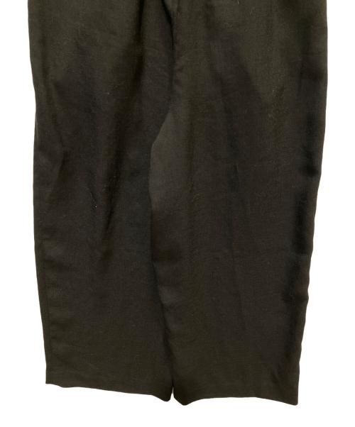 ENFOLD（エンフォルド）ENFOLD (エンフォルド) RELAX ELASTIC WIDE-TROUSERS ブラック サイズ:36の古着・服飾アイテム
